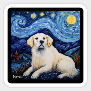 Kuvasz Painting Sticker